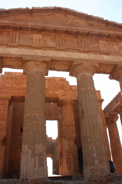 西西里岛Agrigente古代建筑寺庙图片下载