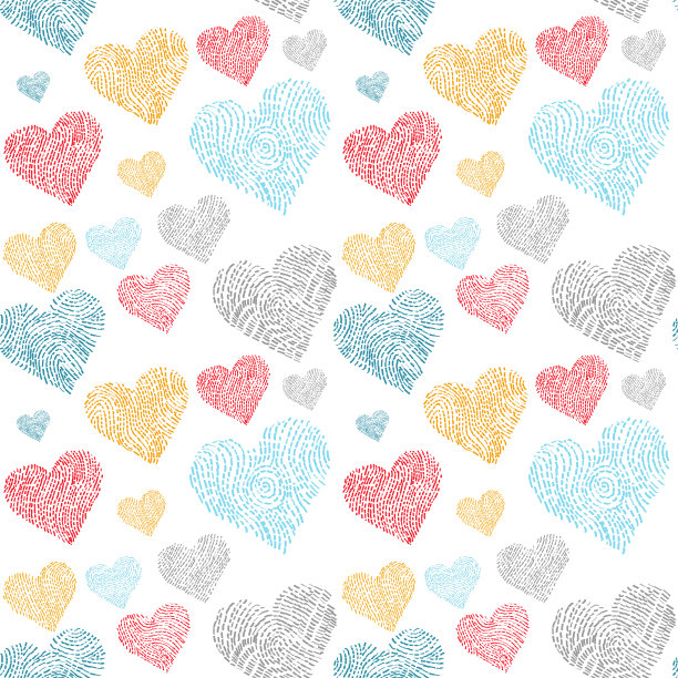 为情人节准备的美丽无缝图案素材图片