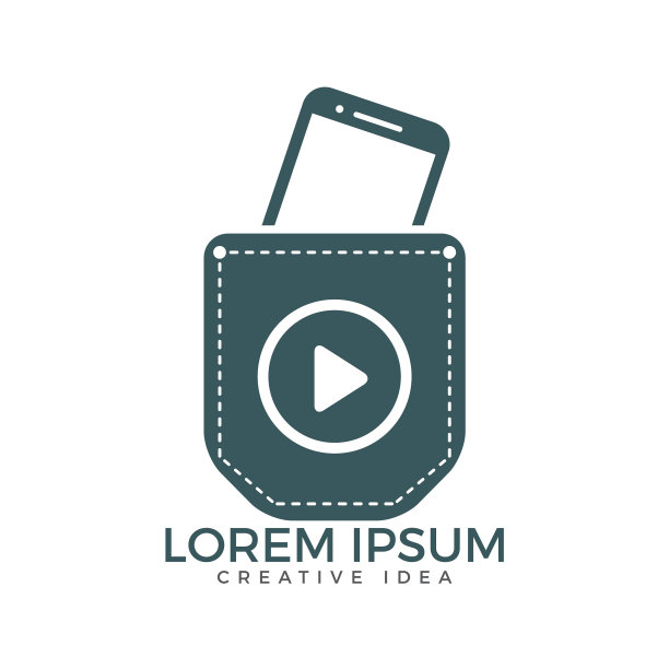 智能手机在口袋或视频移动矢量设计。图片下载