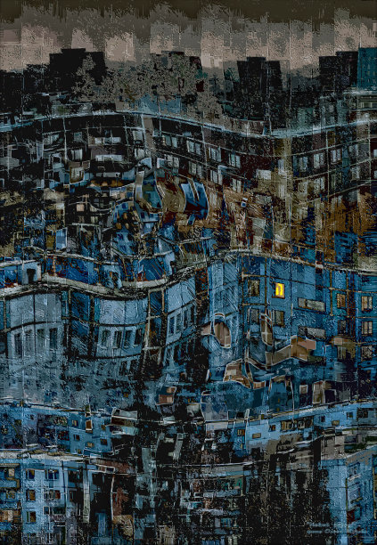 大城市里的孤独图片下载