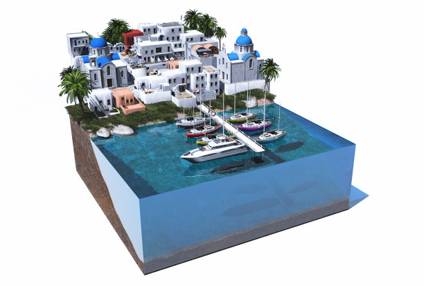 酒店的模式。图片下载