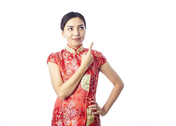 中国新年亚洲女孩图片下载