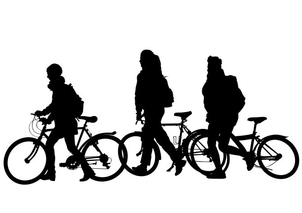 骑自行车的路人图片下载