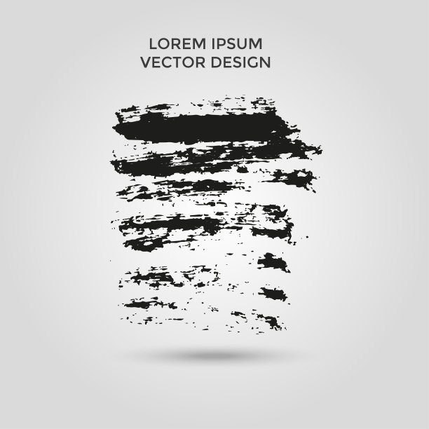 手绘垃圾笔触孤立的灰色背景图片下载