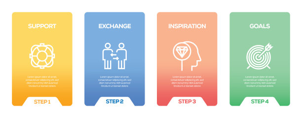 协作信息图设计模板图片下载