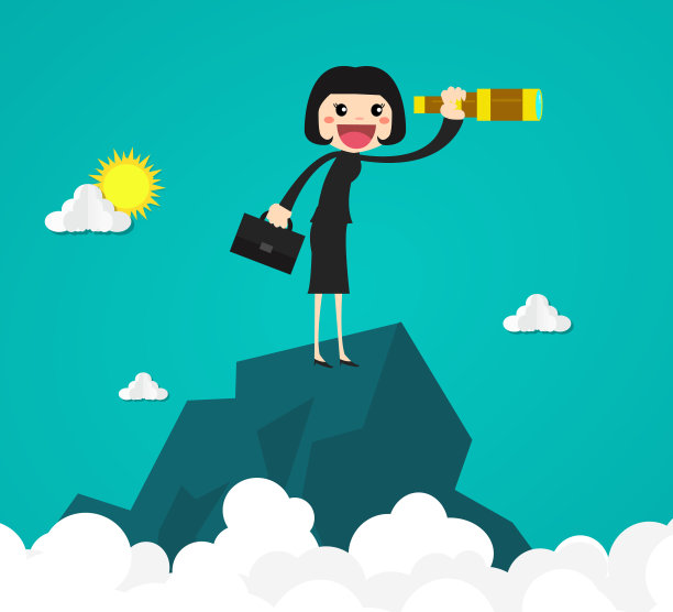 寻找机会。商业概念矢量图图片下载