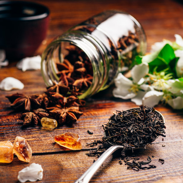 花香茶。素材图片