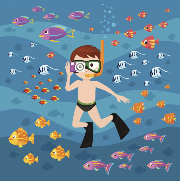 带着相机浮潜图片下载