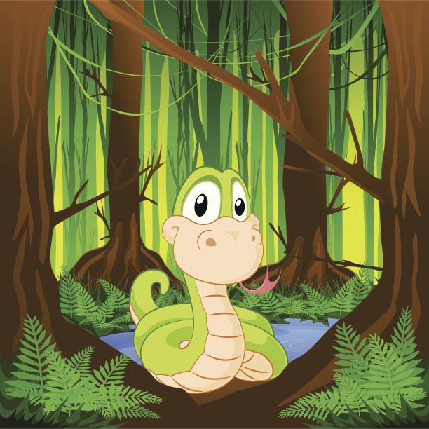 丛林中的蛇图片下载