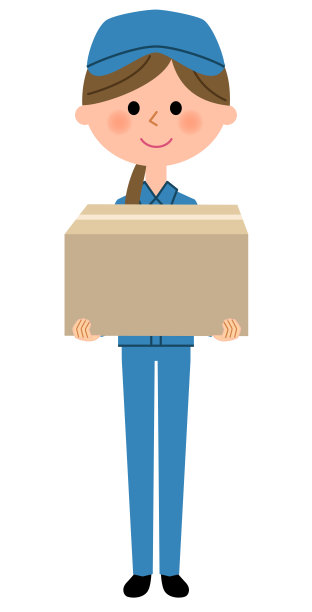 纸板箱女工图片下载