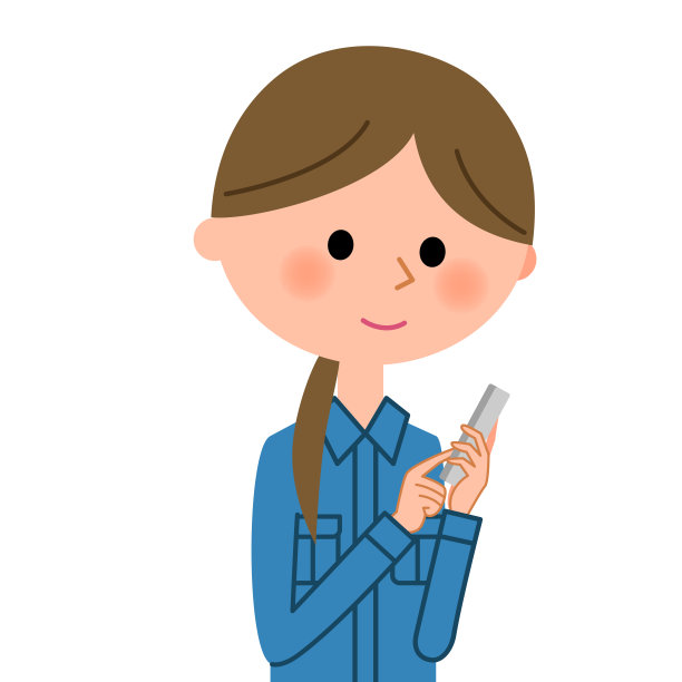 女员工，智能手机图片下载