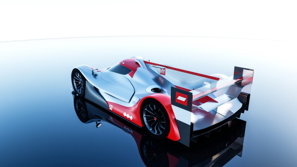 超级跑车，lemans原型，逼真渲染素材图片