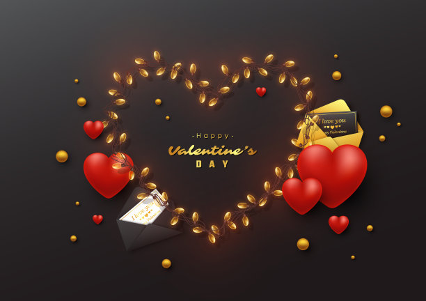 情人节的节日背景。图片下载