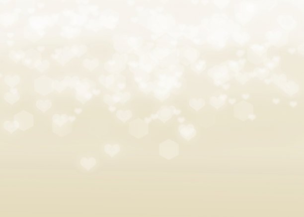 心形背景上的金色背景素材图片