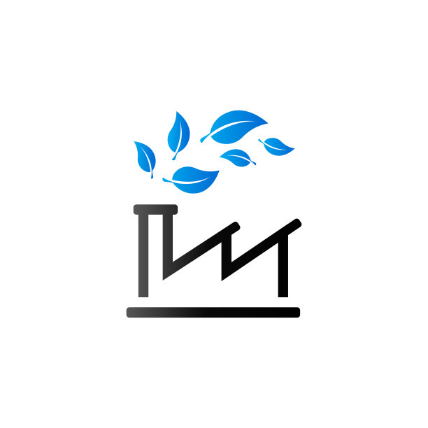 双音图标-绿色工厂图片下载