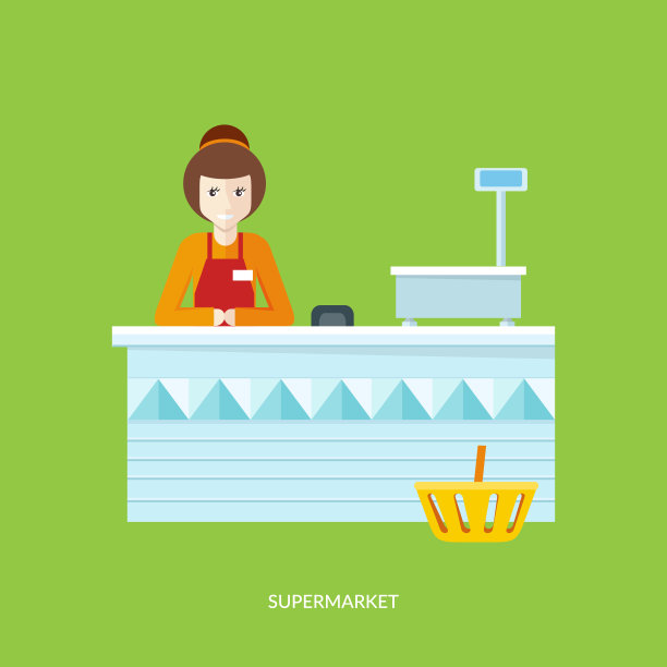 人在超市室内设计图片下载