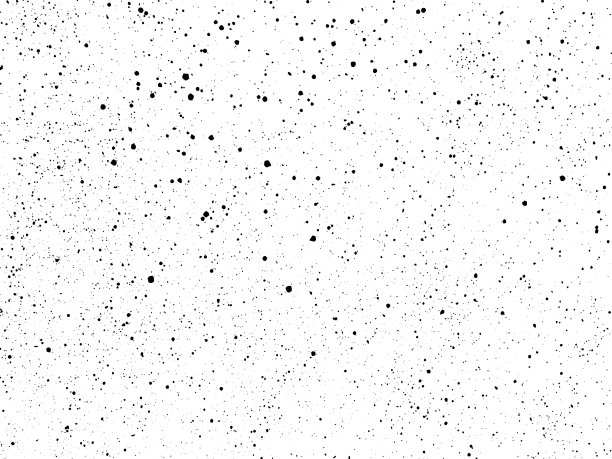 墨汁抹去了城市背景。结构向量。灰尘覆盖的危难颗粒。黑色油漆飞溅，脏，你的设计海报。手绘插图素材图片