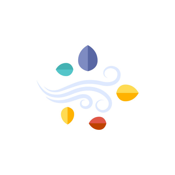 平坦的图标-吹树叶图片下载