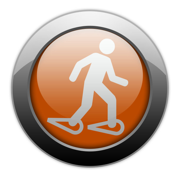 图标，按钮，象形图雪鞋图片下载