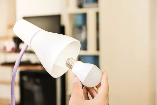 将灯泡换成LED灯泡，利用日光节约能源图片下载
