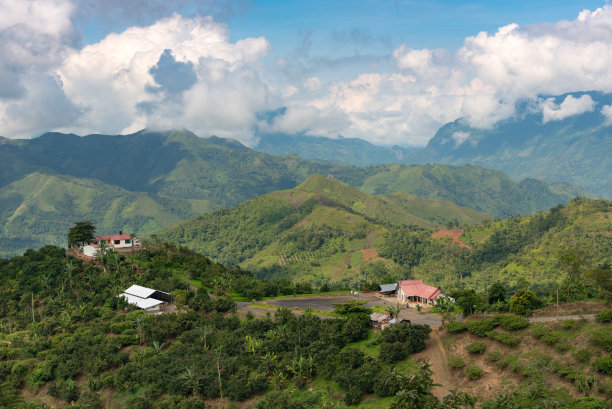 景观与耕种哥伦比亚耕种区图片下载