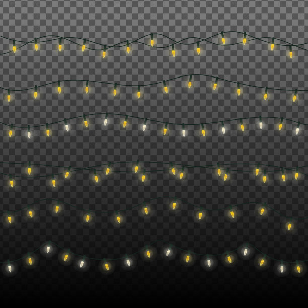 圣诞节日灯图片下载