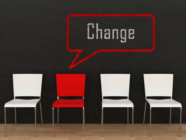 改变信息办公椅不同的概念图片下载