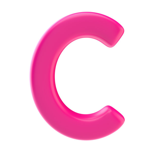 光滑的粉红色大写字母图片下载