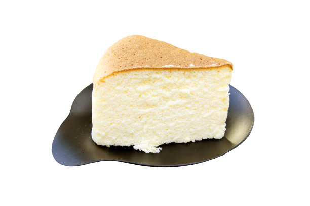 芝士蛋糕在盘子里图片下载