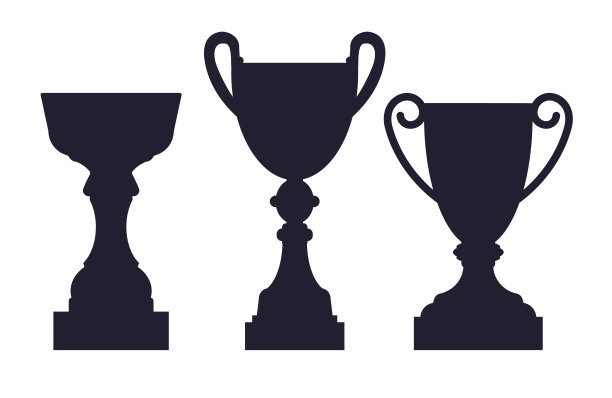 奖杯矢量图标图片下载