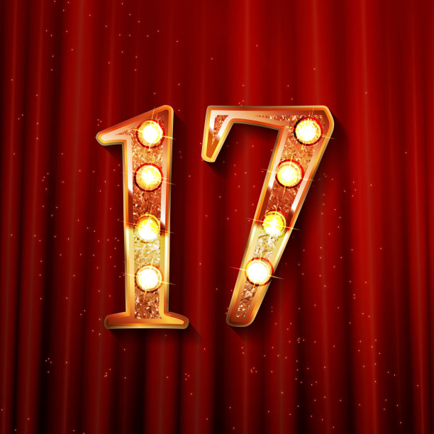 庆祝17周年纪念日图片下载