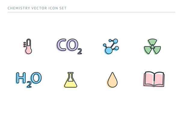 一组大纲矢量图标上的主题学校教育图片下载