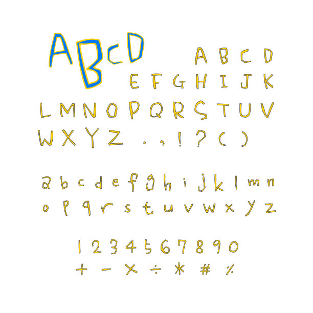 矢量字体图片下载