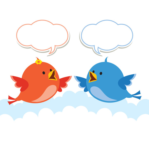 两只鸟飞图片下载