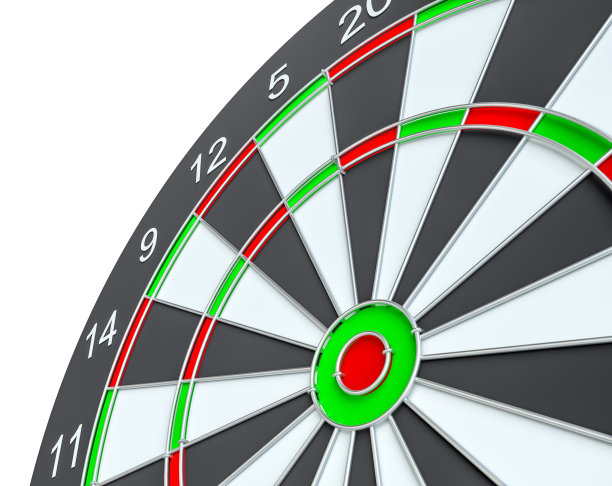 飞镖靶,孤立图片下载