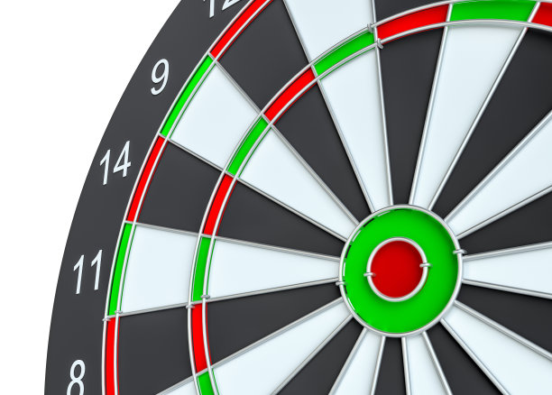 飞镖靶,孤立图片下载