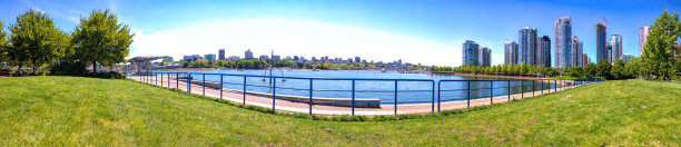 从林大卫公园俯瞰温哥华的全景图片下载