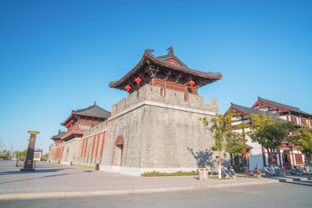 中国南京的古建筑素材图片