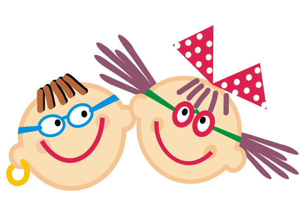 快乐的孩子们，女孩和男孩图片下载