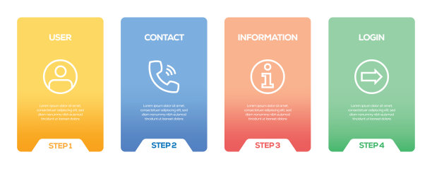基本界面信息图设计模板图片下载
