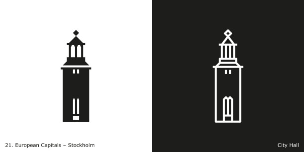 市政厅标志-斯德哥尔摩图片下载