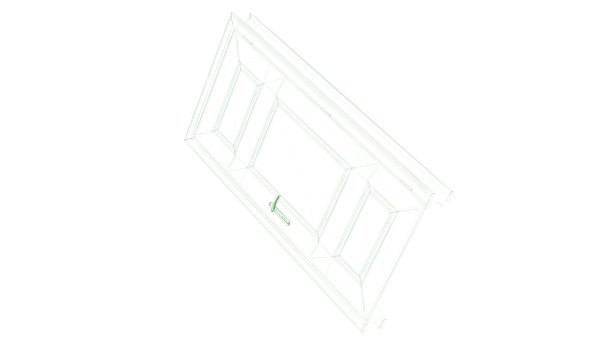 蓝图门隔离在白色的3d渲染图片下载