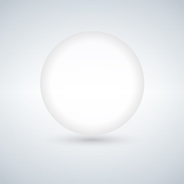 玻璃球，带梯度网格，矢量插图图片下载