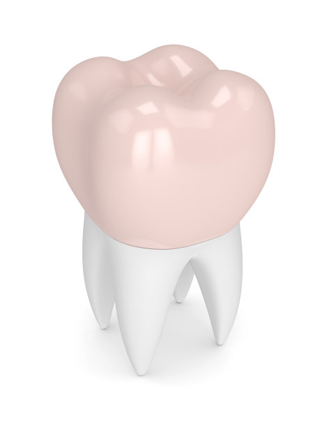 3d渲染的牙齿与牙冠图片下载
