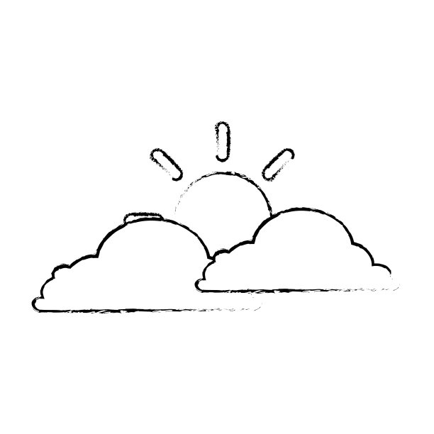 夏日的阳光与云彩图片下载