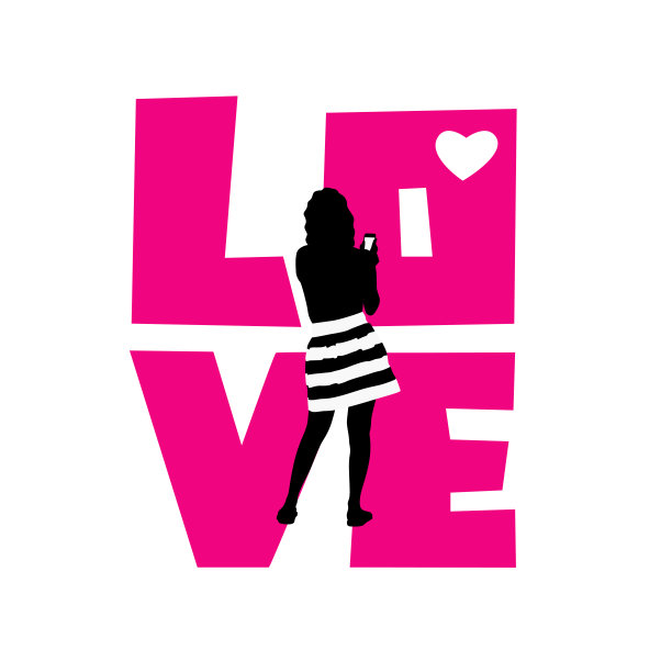 发短信爱图片下载