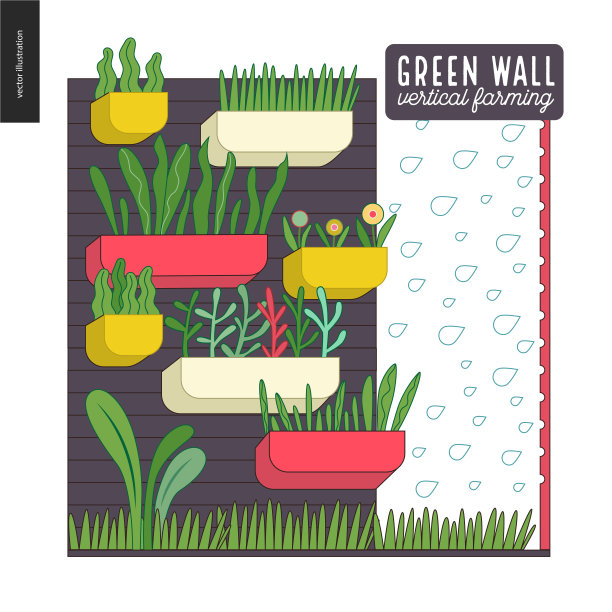城市农业和园艺-垂直农业图片下载