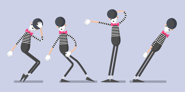 一组哑剧图片下载