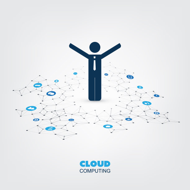 商业IT，物联网，云计算设计概念图片下载