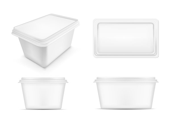 有盖子的白色食品包装图片下载